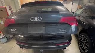 2015 Audi Q7 liftgate issue and repair