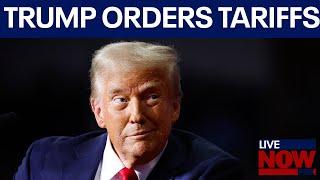 President Donald Trump vows tariffs on Mexico & Canada  | LiveNOW from FOX