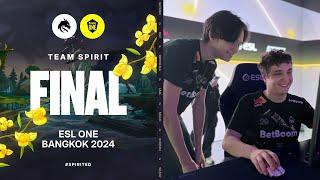 TEAM SPIRIT: ESL ONE BANGKOK 2024. FINAL VLOG