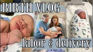 BIRTH VLOG | first time mom labor and delivery + positive birth experience + name reveal