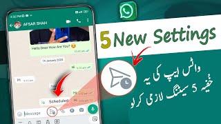 5 New WhatsApp Settings and Tricks 2023