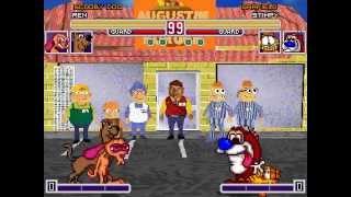 MUGEN : Cats & Dogs - Ren & Scooby vs Stimpy & Garfield