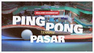 Berburu Sehat di Pasar Grogol Lewat Olahraga Pingpong