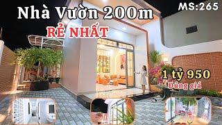  Nhà SÂN VƯỜN Rẻ Đẹp HIẾM CÓ  1 Căn Duy Nhất 200m2 Full Thổ Cư- Sân vườn CHILL QUÁ