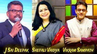 J Sai Deepak,Shefali Vaidya & Vikram Sampath | Book Launch "WAITING FOR SHIVA" by Vikram Sampath