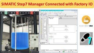 SIMATIC Step7 Manager Connect with Factory IO | PLC S7-300| Siemens