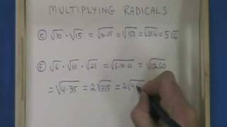 Multiplying Radicals