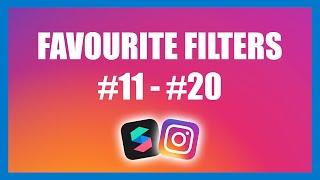 Favourite Filters #11 - #20 | Instagram & Facebook | Meta Spark Studio | AR