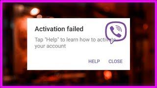 Viber - Activation Failed - Fix