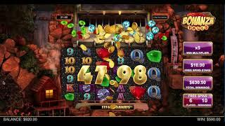 BIG WIN with Bonanza Falls Slot Play || Round 99: Double 24, Nothing 74