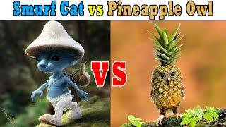 Smurf Cat vs Pineapple Owl - Epic Rap Battle