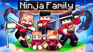 Having a NINJA FAMILY in Minecraft!