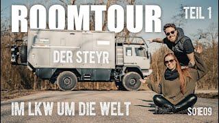 S01E09: "ROOMTOUR PART 1: YODA, THE EXCAP ALPHA STEYR 12M18 EXPEDITION TRUCK" || Overlanding