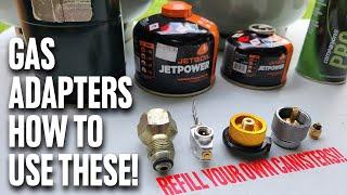 The Best Adapters for Refilling Camping Gas Canisters