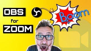 OBS TUTORIAL for ZOOM Meetings and Teams - BEGINNERS GUIDE 2021 to enhance video calls