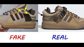 Adidas Forum Bad Bunny How to spot fake. Real vs fake Adidas Forum Low x Bad Bunny trainers