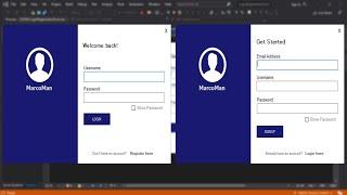 C# Tutorial - Login and Registration Form with SQL Database and Source Code