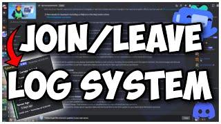 [NEW] - How to make a SERVER JOIN/LEAVE LOGGING SYSTEM for your Discord Bot! || Discord.js V14