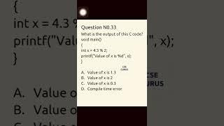 Watch all the answers in my youtube channel “CSE GURUS”. Video name is “Top 100 C mcqs”. #csegurus