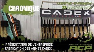 Visite de l'usine Cadex Defence