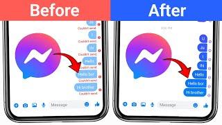 [SOLVED] Messenger Couldn't Send The Message Problem