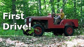 I made my EV conversion Jeep drive for the first time in 40 years with an Openinverter.