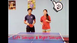 Understanding Left Sidespin & Right Sidespin 乒乓左侧旋和右侧旋的基本原理