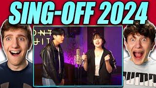 Americans React to SING-OFF TIKTOK 2024 (APT, Espresso, That's So True) vs Nadine Abigail