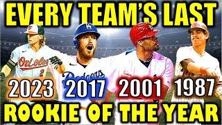 Every Team's Most Recent Rookie of the Year