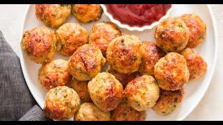 Juicy Baked Chicken Meatballs