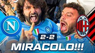  MIRACOLO!!! NAPOLI 2-2 MILAN | LIVE REACTION NAPOLETANI AL MARADONA HD