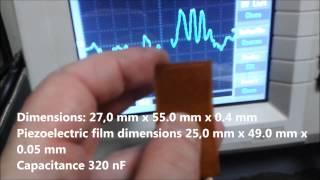 Piezoelectric Flexible film for Piezo Actuators and Sensors applications