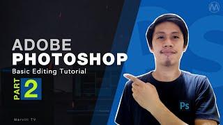 Adobe Photoshop Basic Editing Tutorial Part 2  ( Working with Text  )