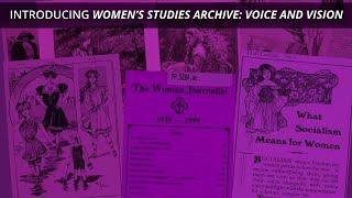 Women's Studies Archive: Voice and Vision