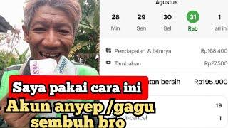 akun gojek anyep /akun gojek gagu aku pakai terapi begini bro orderan Gojek gacor kembali