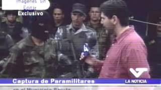 Paramilitares en finca Daktari, 9 mayo 2004. Entrevista a uno de ellos