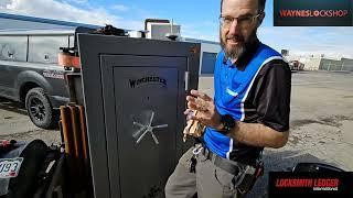 Wayne Winton BLOOPER REEL The Locksmith Documentary big red safe lock installation