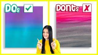 HOW TO BLEND ACRYLIC PAINT on Canvas for Beginners 