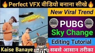 Pubg VFX Video Editing Tutorial || TikTok New Trend || SRM Editing ll in hindi