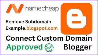 How To Add Blogger Custom Domain Name (Remove Subdomain) Example.blogpot