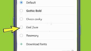 Motorola font change setting / motorola font style change without app, how to change font in moto