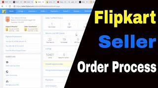How to Process Orders on Flipkart Seller dashboard   Step By Step Guide hindi