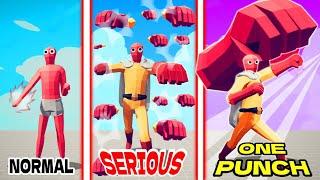 EVOLUTION OF SERIOUS PUNCH of SAITAMA ( ANIME )| TABS - Totally Accurate Battle Simulator