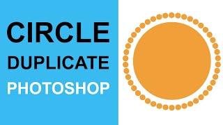 How To Easily Duplicate An Object Around A Circle | Photoshop Tutorial