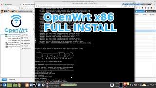 OpenWrt -  Proxmox Full Install OpenWrt x86