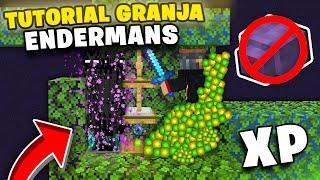 Tutorial GRANJA de ENDERMANS FACIL & EFICIENTE - Minecraft 1.20