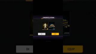 Finally I got the emote Craftland Level up Mission  Complete Free Fire #shorts