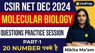 Molecular Biology | CSIR NET DEC 2024 | Questions Practice Session |Part-1| VedPrep Biology Academy