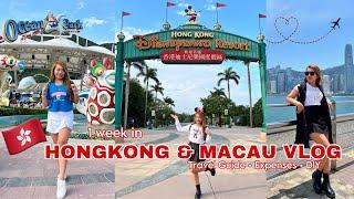 HONGKONG & MACAU VLOG 2024•Travel Guide•Expenses•Pasalubong