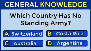 How Good Is Your General Knowledge? Take This 30-question Quiz To Find Out! #challenge 68